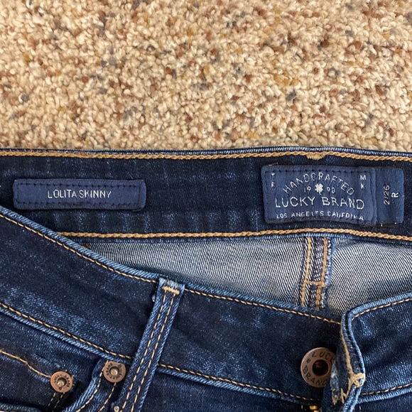 LUCKY BRAND NWOT Lolita Skinny Jeans 26/2 - Picture 3 of 5